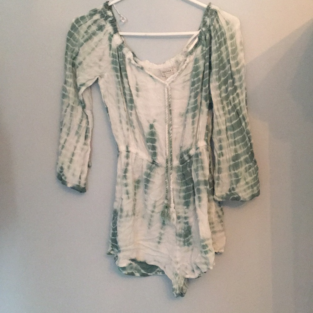 Forever 21 Tie Dye romper